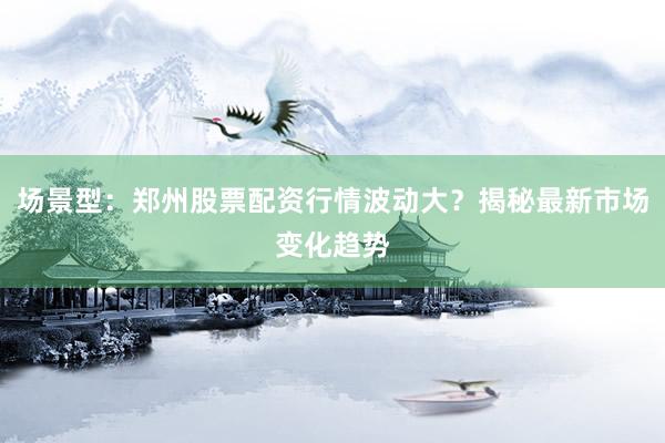场景型：郑州股票配资行情波动大？揭秘最新市场变化趋势